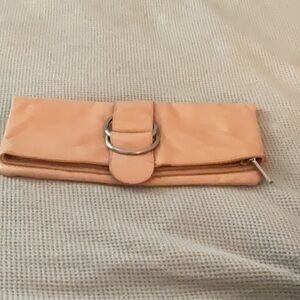 Hobo Madeline Fold Over Leather Clutch